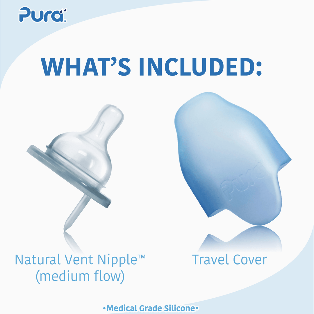 Pura Kiki 9oz Insulated Infant Bottle Bottles &amp; Sippies Pura Stainless   