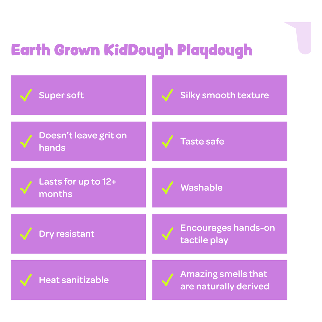 Earth Grown KidDough Play Kit- Unicorn Clay/Dough EGKD