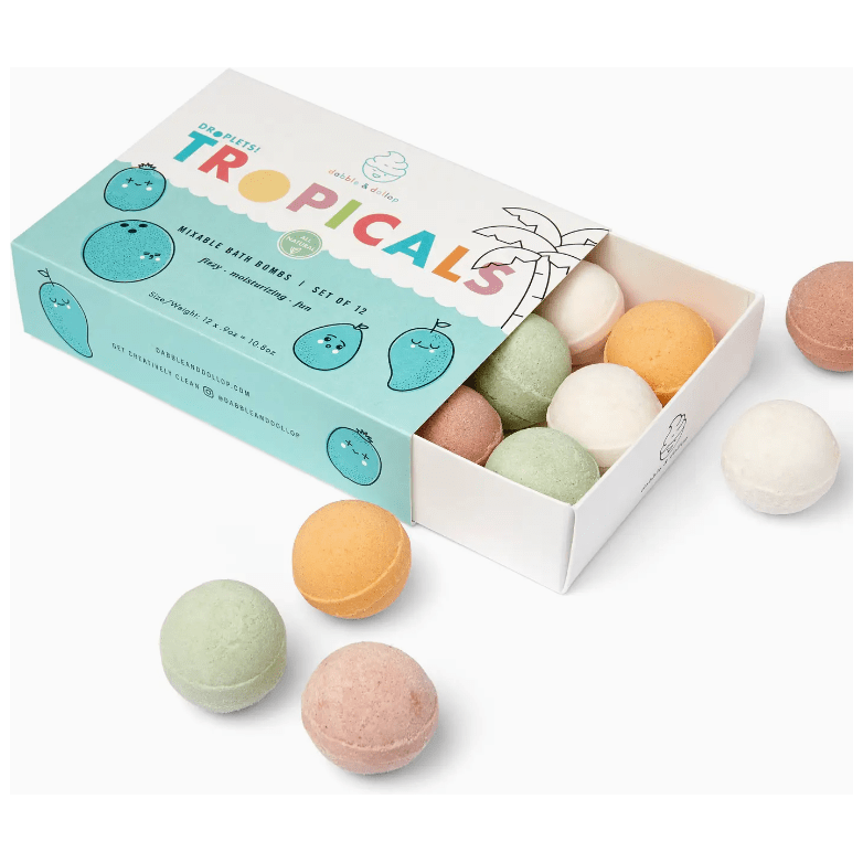 Dabble &amp; Dollop Natural Bath Bombs Tropical Natural Toiletries Dabble &amp; Dollop   