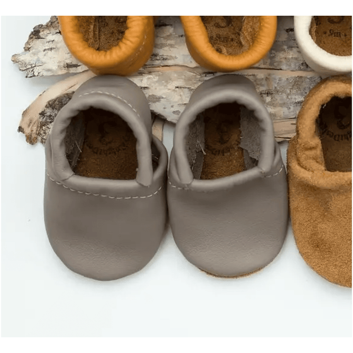 Starry Knight Loafer Booties- Smoke Grey Baby &amp; Toddler Shoes Starry Knight Designs