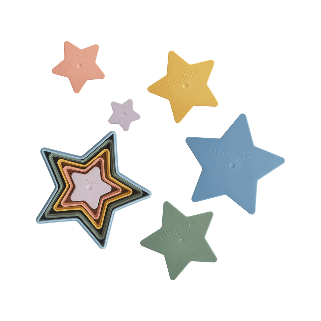 Mushie Nesting Stars Baby Toys Mushie Retro