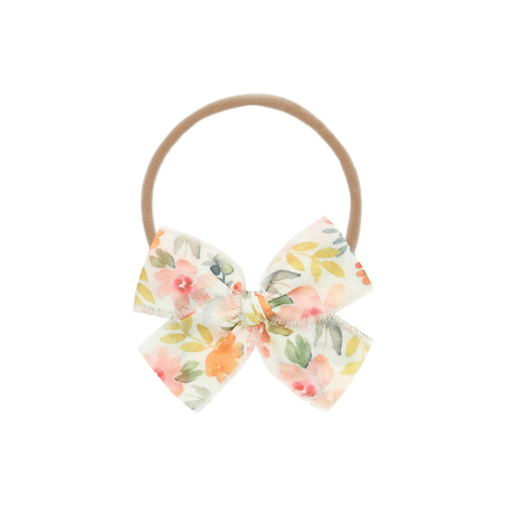 Lou Lou &amp; Company Bow Headband Headband Lou Lou &amp; Company Floral Chiffon
