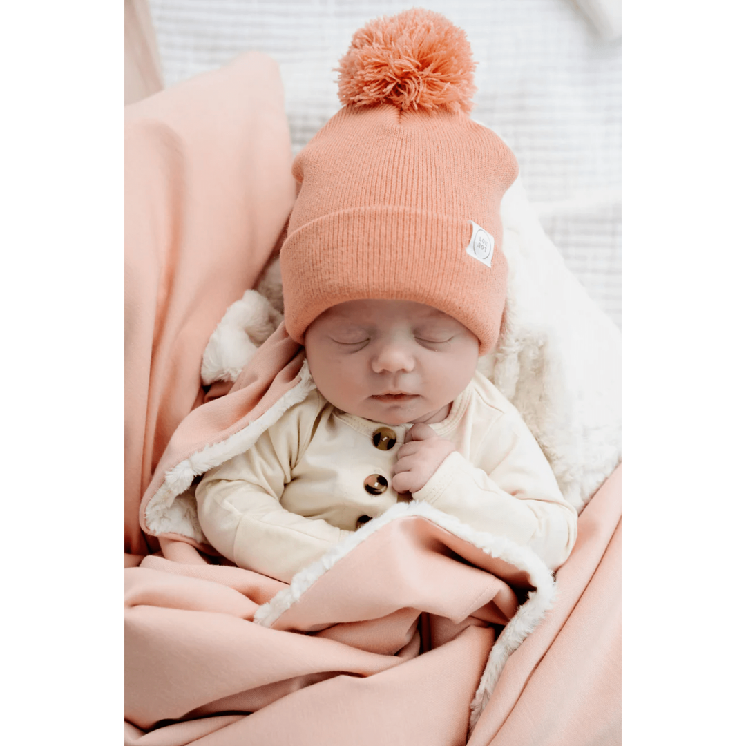 Lou Lou &amp; Company - Cozy Blanket- Ballet Pink Swaddles &amp; Blankets Lou Lou &amp; Company