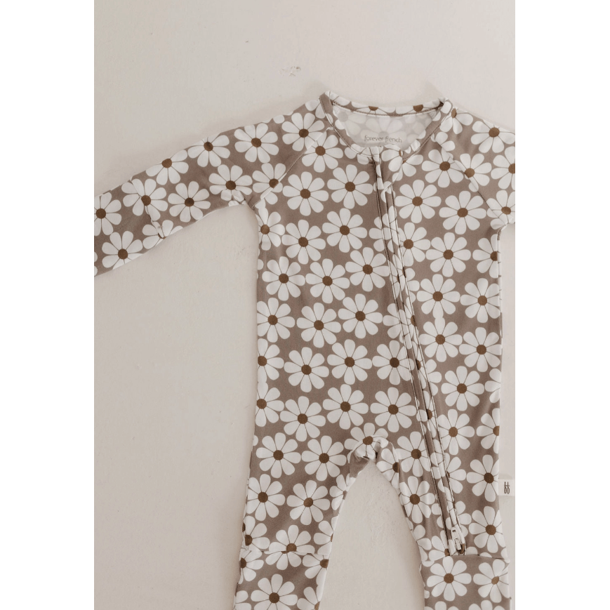 Forever French Baby Bamboo Zip Pajamas- Darlin' Romper Forever French Baby