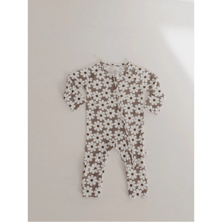 Forever French Baby Bamboo Zip Pajamas- Darlin&