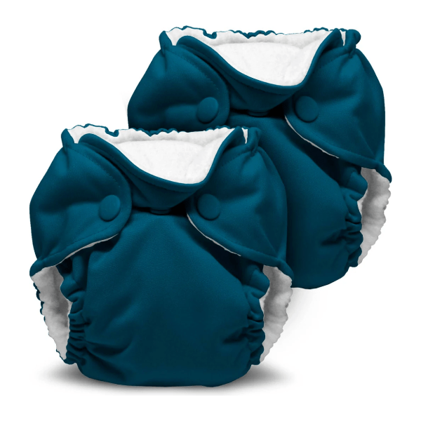 Kanga Care Lil Joey Newborn Cloth Diaper (2pk) Cloth Diaper Kanga Care Caribbean Blue