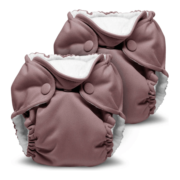 Kanga Care Lil Joey Newborn Cloth Diaper (2pk) Cloth Diaper Kanga Care Thistle Mauve