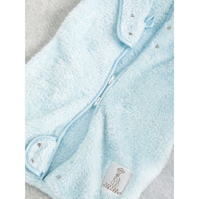 Little Giraffe Stretch Chenille Dreamsack- Blue Swaddles &amp; Blankets Little Giraffe