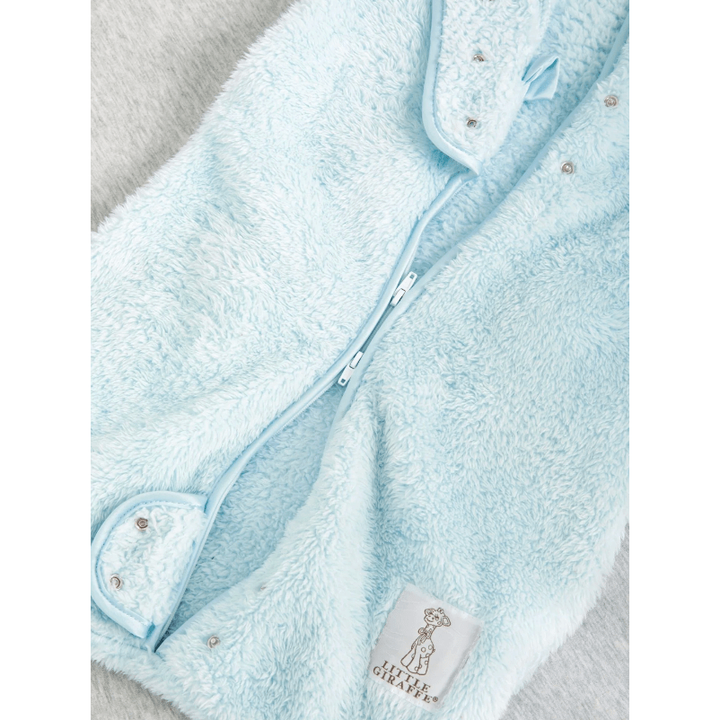 Little Giraffe Stretch Chenille Dreamsack- Blue Swaddles &amp; Blankets Little Giraffe