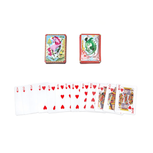 eeBoo Dragon &amp; Unicorn Playing Cards Playing Cards eeBoo