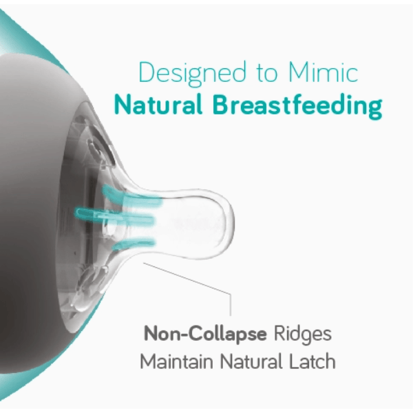 Nanobebe 9oz Flexy Silicone Baby Bottle- 3 Pack Bottles &amp; Sippies Nanobebe