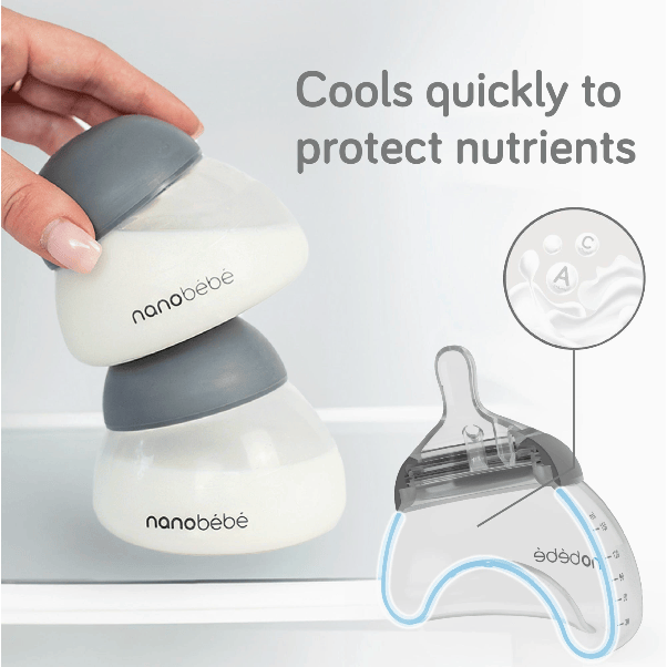 Nanobebe Breastmilk Baby Bottle- 2 Pack Bottles &amp; Sippies Nanobebe