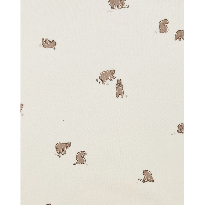 Colored Organics Afton Bodysuit- Bear/Truffle + Thyme Bodysuit Colored Organics