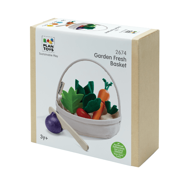 Plan Toys Garden Fresh Basket Toddler And Pretend Play Plan Toys