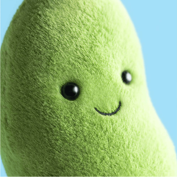 Jellycat Amuseables Soyella Edamame Bean Amuseable Jellycat