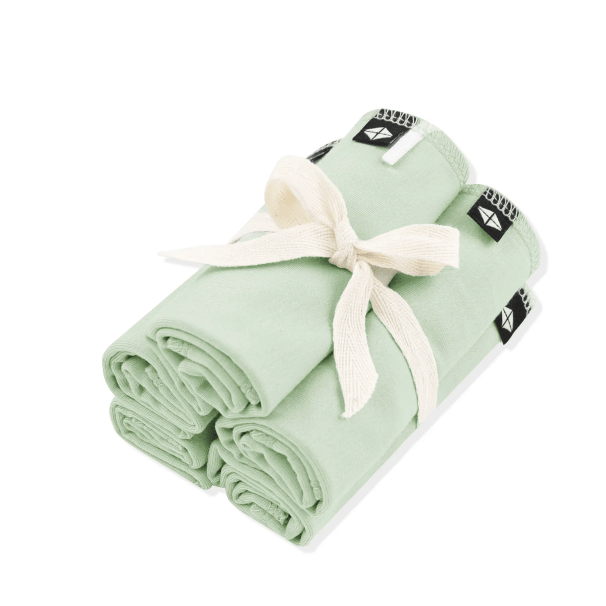 Kyte Washcloth- 5 Pack Bath Time Kyte Baby Basil
