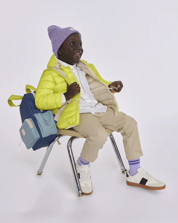 7AM Oxford Backpack, Mini- Mystic Blue, Mirage, Lime Backpack 7AM