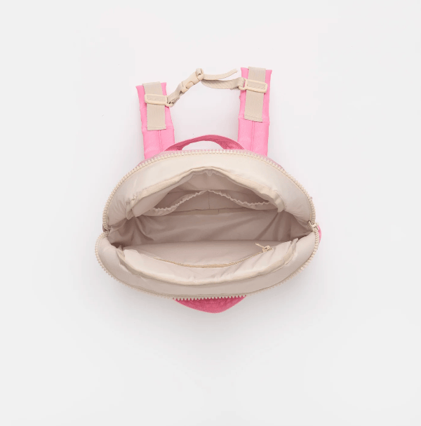 7AM Oxford Backpack, Mini- Ash Rose, Ecru, Pink Backpack 7AM