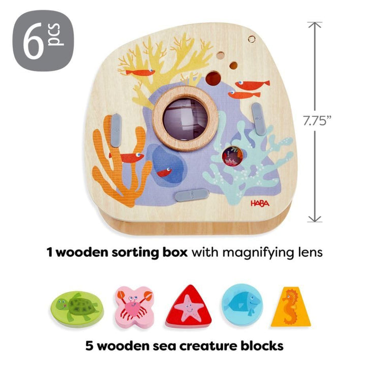 Haba Underwater World Wooden Shape Sorter Toddler And Pretend Play Haba