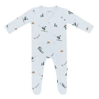 Kyte Baby Zippered Footie Prints Footie Kyte Baby NB Ski