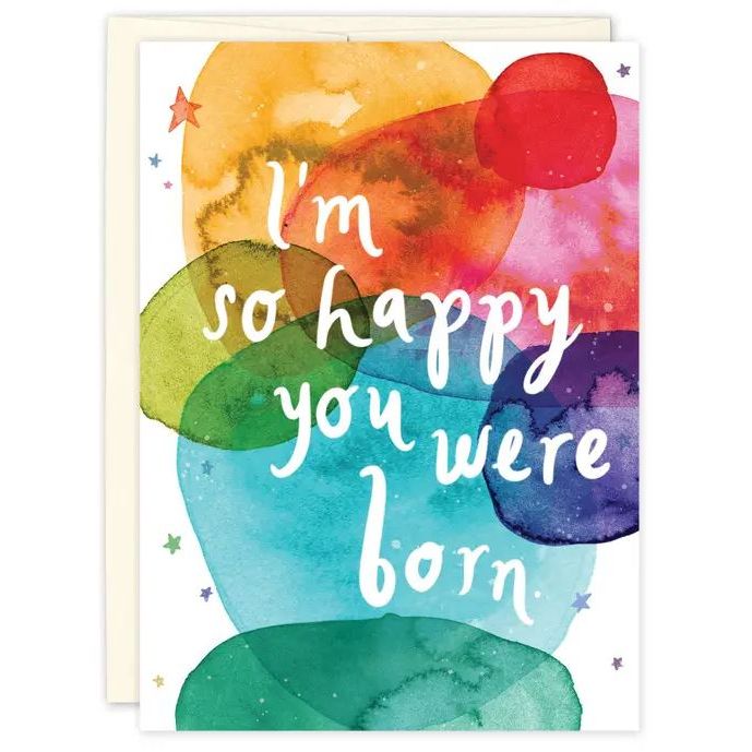 Biely &amp; Shoaf So Happy You Were Born Birthday Card Greeting Card Biely &amp; Shoaf