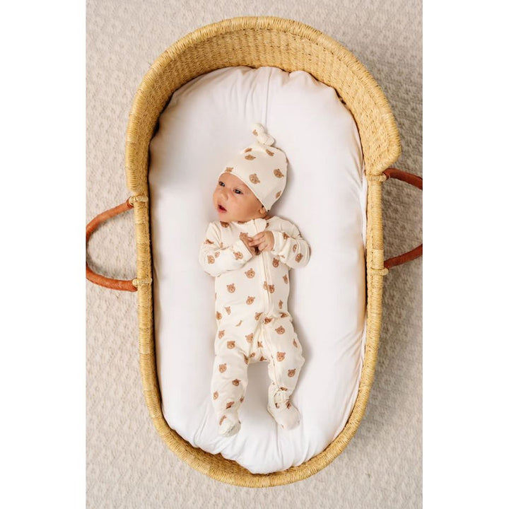 Lou Lou &amp; Company Zippered Footie -Teddy Footie Lou Lou &amp; Company