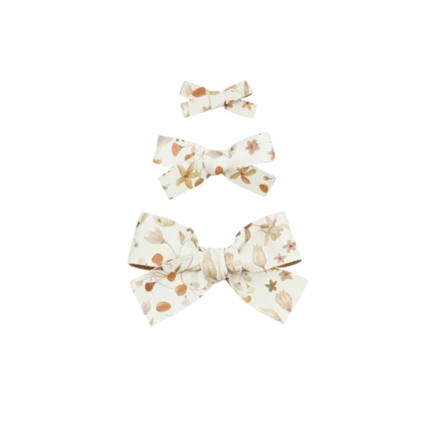 Lou Lou &amp; Company Leather Bow Clip- Single Large Hair clip Lou Lou &amp; Company Terrace  