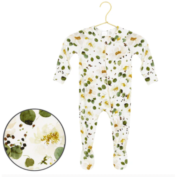 Lou Lou &amp; Company Zippered Footie- Thea Footie Lou Lou &amp; Company Preemie