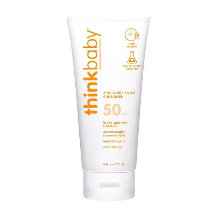 Thinkbaby Sunscreen SPF50 6 oz. Sun &amp; Insect Protection ThinkBaby