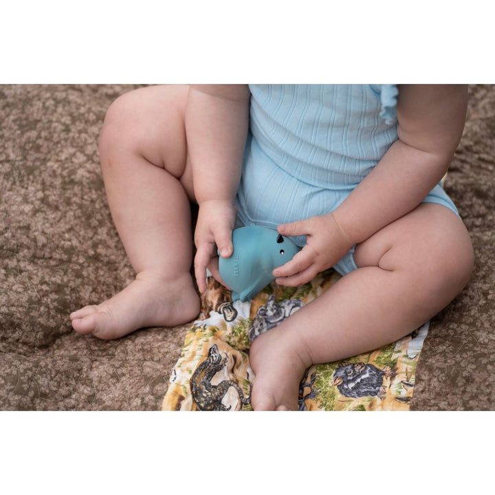 Tikiri Bird Natural Teether, Rattle &amp; Bath Toy Pacifiers and Teething Tikiri   