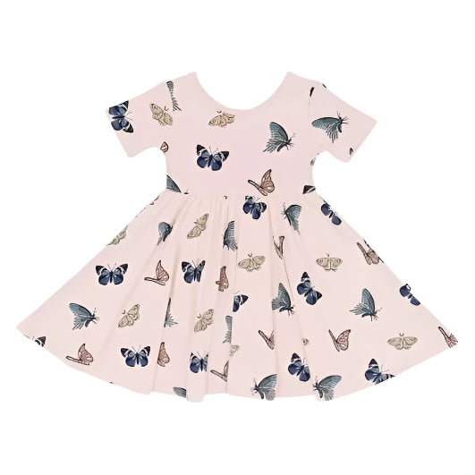 Kyte Twirl Dress Dresses Kyte Baby Blush Butterfly 12-18M