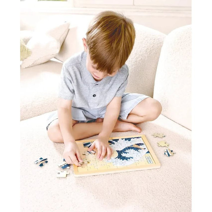 Hape - The Met - Hokusai Great Wave Puzzle Puzzles Hape