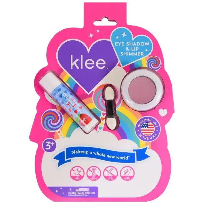 Klee Naturals- Wildflower Shimmer - Eye Shadow and Lip Shimmer Set Natural Toiletries Klee Naturals