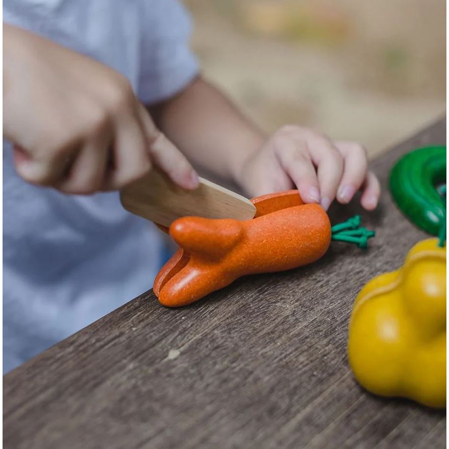 Plan Toys Wonky Fruit &amp; Vegetables Toddler And Pretend Play Plan Toys