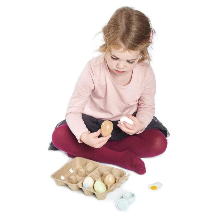 Tender Leaf Wooden Eggs Toddler And Pretend Play Tender Leaf Toys