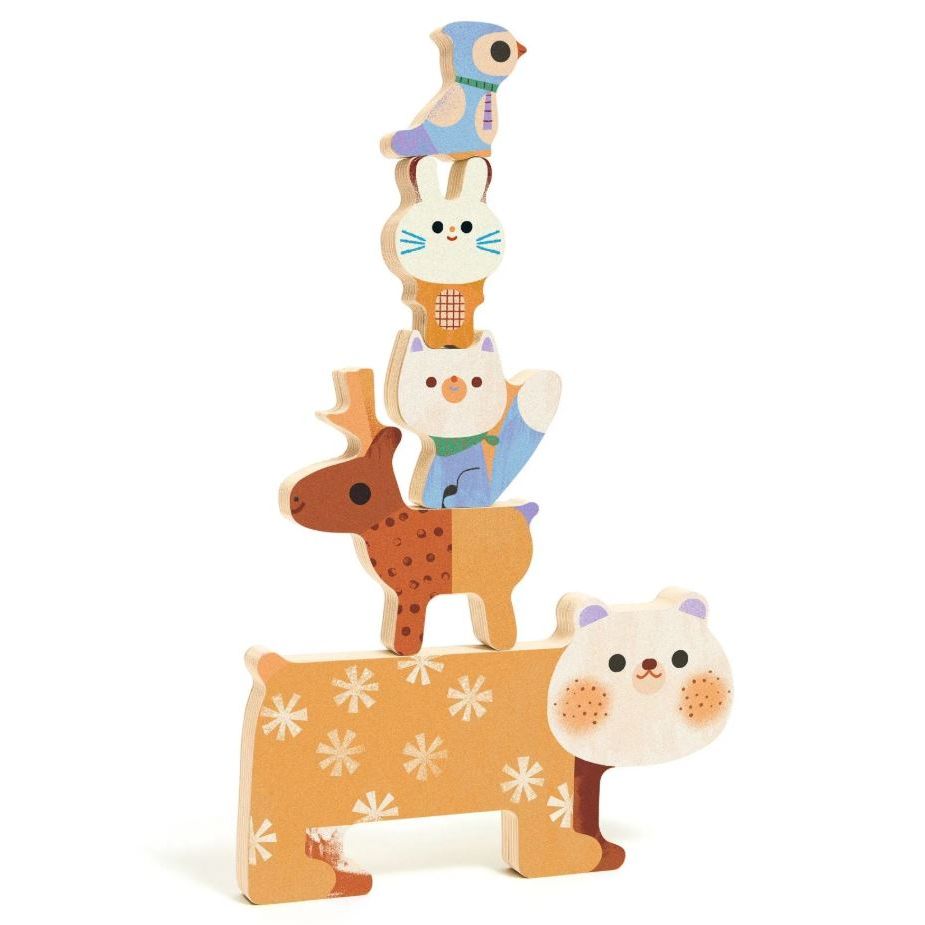 Djeco Puzzlo WoodyStack Wooden Puzzle Puzzles &amp; Mazes Djeco