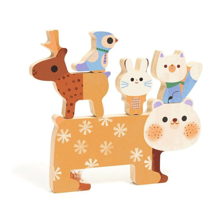 Djeco Puzzlo WoodyStack Wooden Puzzle Puzzles &amp; Mazes Djeco