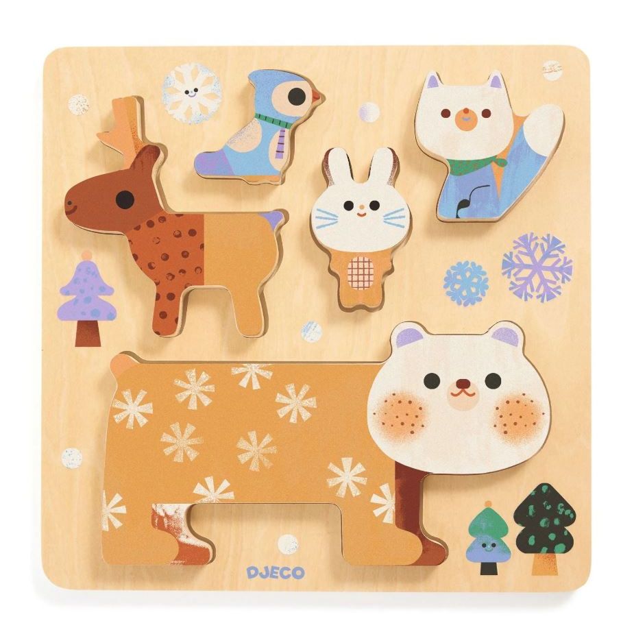 Djeco Puzzlo WoodyStack Wooden Puzzle Puzzles & Mazes Djeco