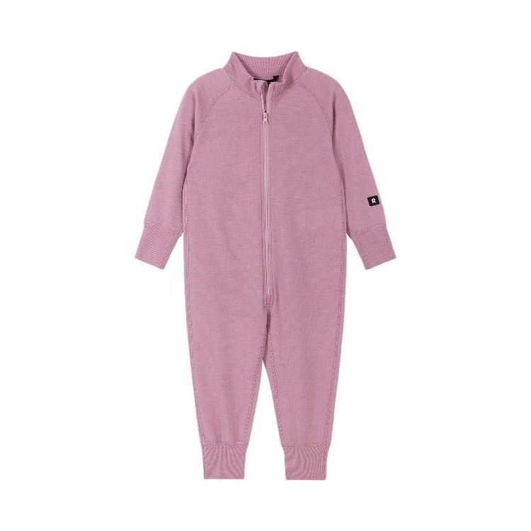 Reima Baby &amp; Toddler Merino Wool Jumpsuit Parvin Wool Jumpsuit Reima Grey Pink 12-18 months