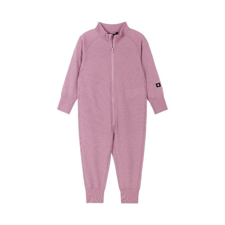 Reima Baby &amp; Toddler Merino Wool Jumpsuit Parvin Wool Jumpsuit Reima Grey Pink 12-18 months