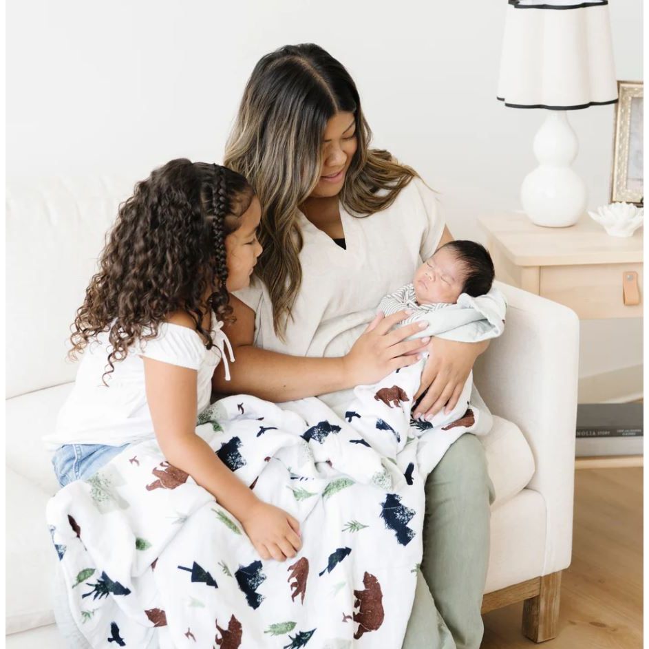 Saranoni Double - Bamboo Rayon Muslin 4-Layer Quilts Swaddles &amp; Blankets Saranoni Yosemite