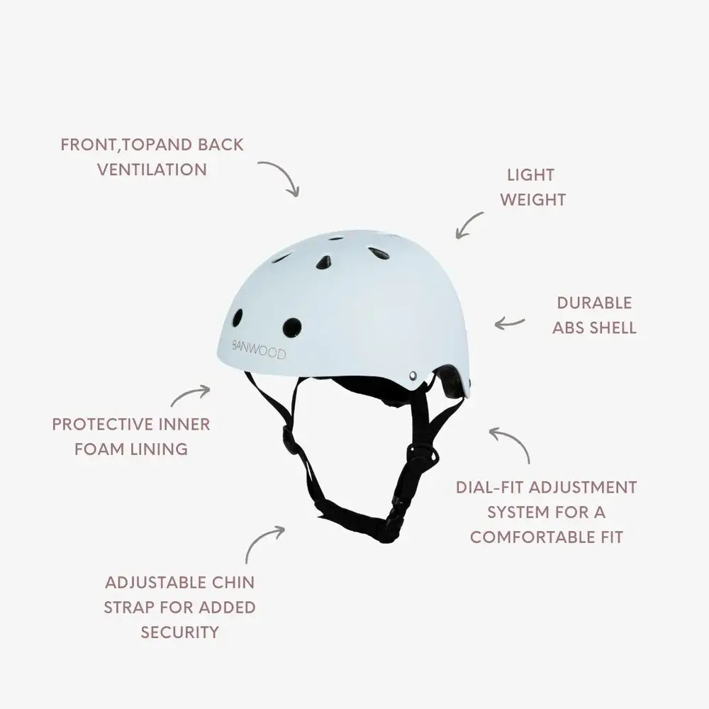 Banwood Helmet- Matte Sky (50-54 cm) Helmet Banwood