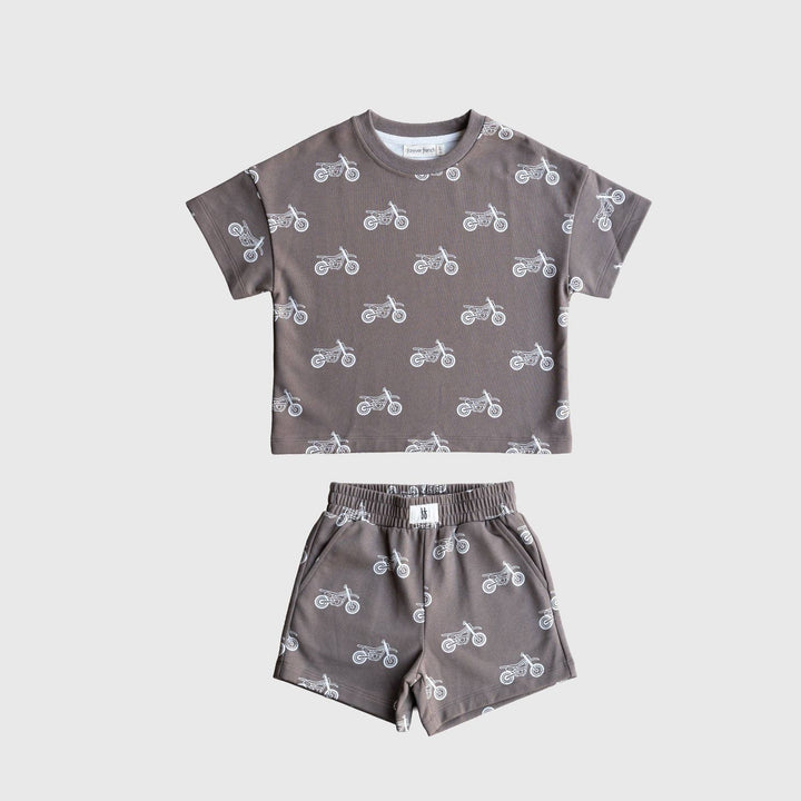 Forever French Terry Short Set | Dirt Bike childrens clothing Forever French Baby