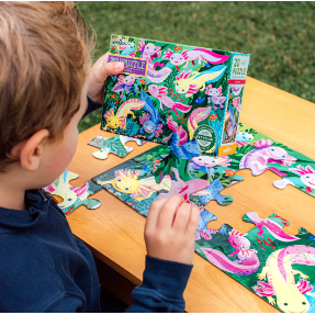 eeBoo Axolotl Puzzle 20pc Puzzles &amp; Mazes eeBoo   