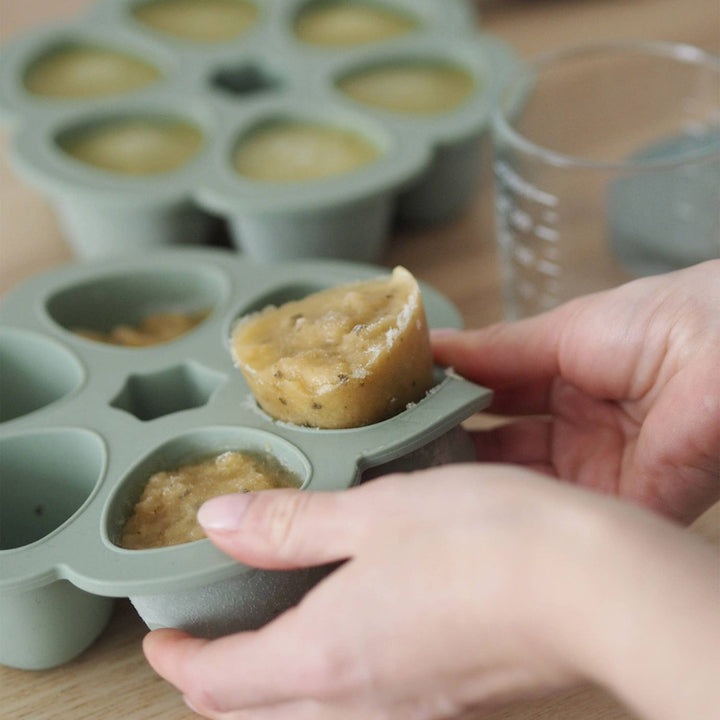 BEABA Multiportions™ 3oz Silicone Tray – Sage Feeding Béaba