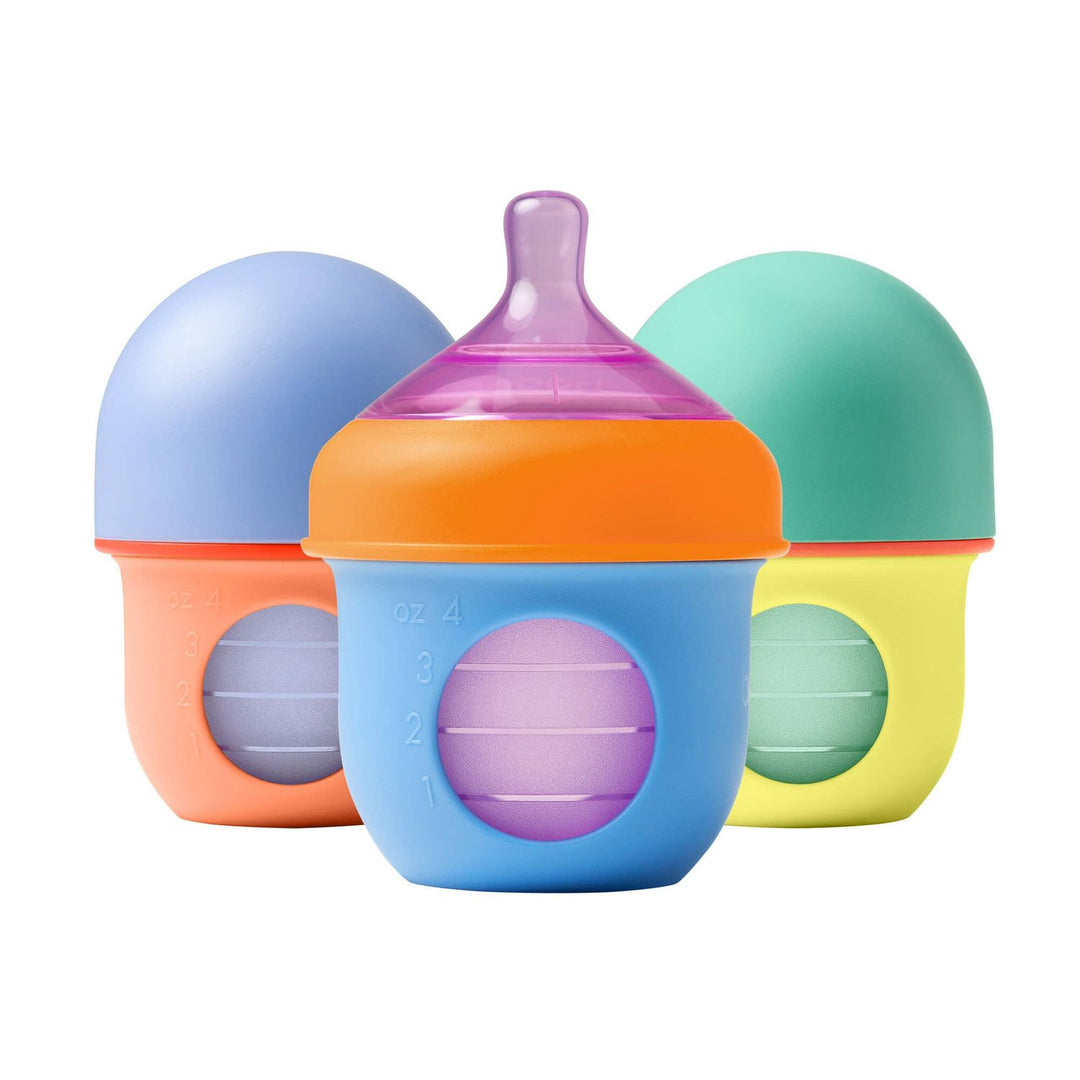 Boon Nursh Bottle 4Oz 3Pk - Block Bottles & Sippies Boon