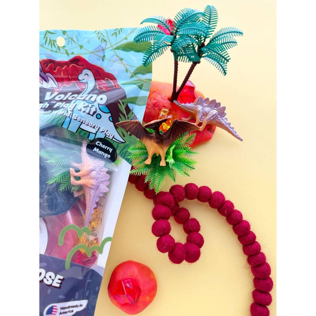 Earth Grown KidDough Dino Volcano KidDough Play Kit Clay/Dough EGKD