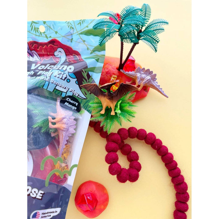 Earth Grown KidDough Dino Volcano KidDough Play Kit Clay/Dough EGKD