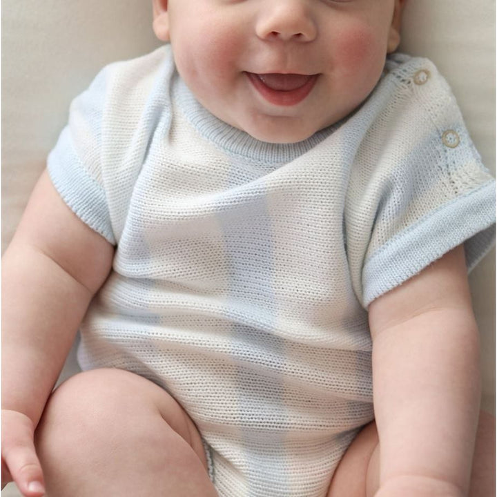 Forever French Knit Romper - Benny Romper Forever French Baby