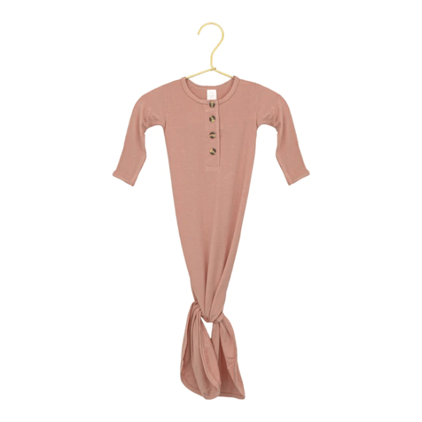 Lou Lou &amp; Company - Blakely Knotted Gown Gown Lou Lou &amp; Company NB-3 Mo